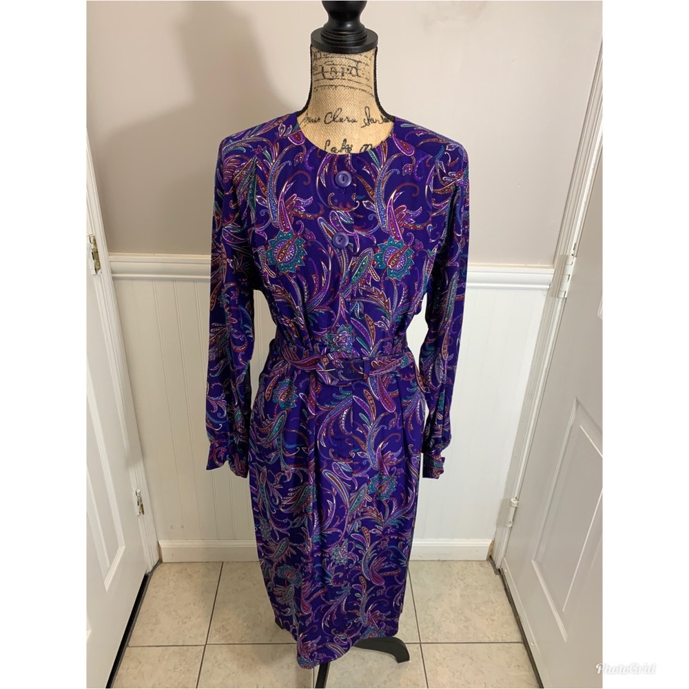 Liz Claiborne Paisley Dress.